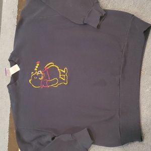LAST CALL: Pooh Graphic Sweatshirt - Black